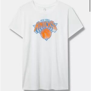 Women’s Knicks White Graphic T-Shirt